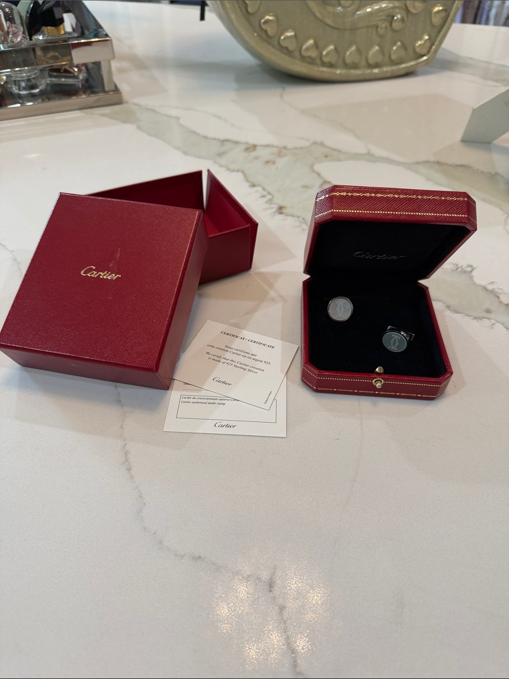 Cartier cuff links